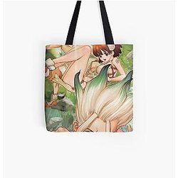 Dr. Stone Bags - Dr. Stone All Over Print Tote Bag RB2805