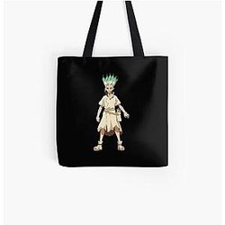 Dr. Stone Bags - Senku de Dr Stone All over Print Tote Bag RB2805
