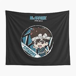 Dr. Stone Tapestries - Pierre Chrome (Grunge Style) Tapestry RB2805