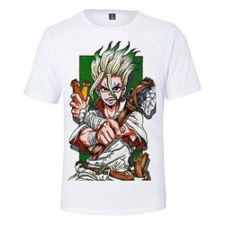 Dr.Stone T-shirt - 3D Printed Streetwear T-shirts