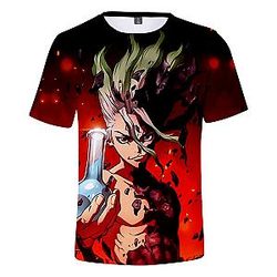 Camiseta impresa Dr.Stone - Camisetas de ropa de calle Trendy