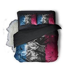 Dr. Stone Bedding Sets - Senku Ishigami Premium Color Swap Reversible Embossed Bedding