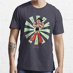 Dr. Stone Camisetas - Astro Boy Retro Japanese Essential T-Shirt RB2805