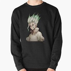 Dr. Stone Camisetas - Senku Pullover Camiseta RB2805