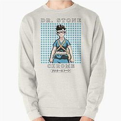Dr. Stone Sweatshirts - Chrome En Mucho Circle Pullover Sweatshirt RB2805