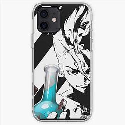 Dr. Stone Cases - Dr. Stone Blackout iPhone Soft Case RB2805