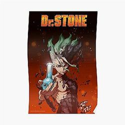 Dr. Stone Posters - Dr pedra manga anime poster Poster RB2805