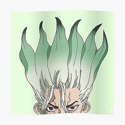 Dr. Stone Posters - Senku Ishigami Peeker Silencio Dr. Stone Poster RB2805