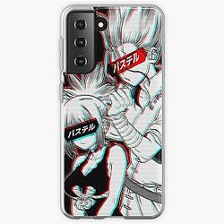Dr. Stone Cases - "FOCUS" - Ciberpunk estético Doctor Stone Senku Design Samsung Galaxy Soft Case RB2805