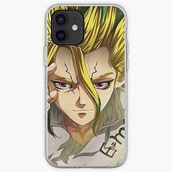 Dr. Stone Cases - Senku Thinking Poster - Dr Stone iPhone caso suave RB2805