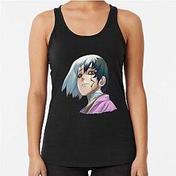 Dr. Stone Tank Tops - Asagiri Gen Racerback Tank Top RB2805