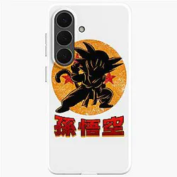 Epic Son Goku Dragon Ball Artwork Featuring Iconic Anime Character Samsung Galaxy Case