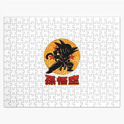 Epic Son Goku Dragon Ball Artwork Featuring Iconic Anime Character Puzzle