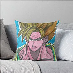 Dragon Ball Fanart by OGB95 Throw Pillow