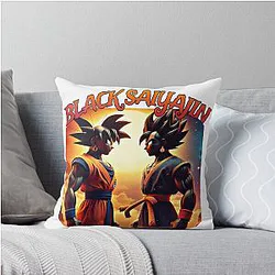 The Power of Black Saimans. The Universe of Dragon Ball Has Infinite Possibilities Throw Pillow