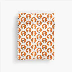 Dragon Ball Inspired Goku Sticker Design Duvet Cover