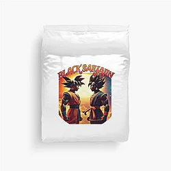 The Power of Black Saitans. The Universe of Dragon Balls Has Infinite Possibilities Duvet Cover
