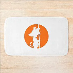 Dragon Ball Goku Sticker Design PNG Format Bath Mat