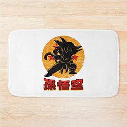 Epic Son Goku Dragon Ball Artwork Featuring Iconic Anime Character Mat