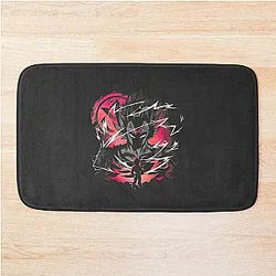 Dragon Ball Z Inspired Anime Illustration by Thoangdx Bath Mat