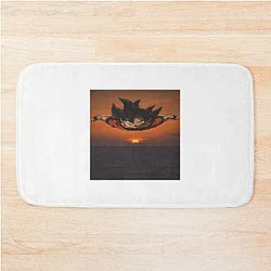 Epic Anime-Inspired Dragon Ball Z Artwork by AYOUB Bath Mat