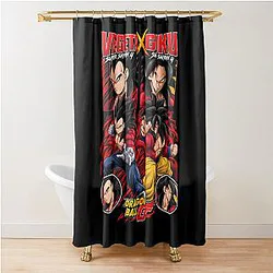 Dragon Ball GT Super Saiyan 4 Shower Curtain