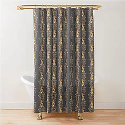 Epic Anime-Inspired Dragon Ball Style Design Shower Curtain