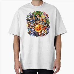 Dragon Ball Z Epic Illustration Oversized T-Shirt