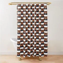 Epic Anime-Inspired Dragon Ball Artwork by AYOUB Shower Curtain