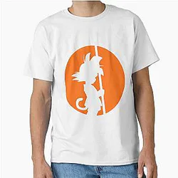 Dragon Ball Inspired Goku Sticker Design Classic T-Shirt