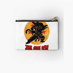 Epic Son Goku Dragon Ball Artwork Featuring Iconic Anime Character Pouch