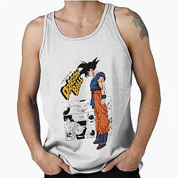 Epic Dragon Ball Z Battle: Goku vs Frieza Action Scene Tank Top