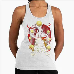 Epic Dragon Ball Z Son Goku Collection Featuring Iconic Anime Artwork Tank Top