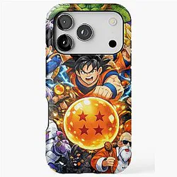 Dragon Ball Z Epic Illustration iPhone Case