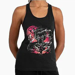 Dragon Ball Z Inspired Anime Illustration by Thoangdx Racerback Tank