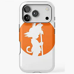 Dragon Ball Inspired Goku Sticker Design iPhone Case