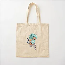 Custom made SSJ3 Goku Dragon Ball Z Cotton Tote Bag