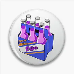 Saiyan Soda Ego Dragon Ball Pin