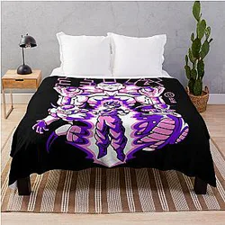 Frieza Evolution Super Saiyan Dragon Ball Z Throw Blanket