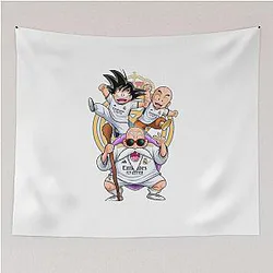 Dragon Ball Super Real Madrid Soccer Fan Art Tapestry