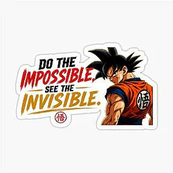 Dragon Ball Z Gym Design Sticker