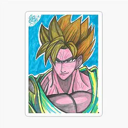 Dragon Ball Fanart by OGB95 Sticker
