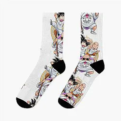 Dragon Ball Super Real Madrid Soccer Fan Art Socks