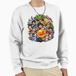 Dragon Ball Z Epic Illustration Pullover Sweatshirt