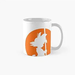 Dragon Ball Inspired Goku Sticker Design Classic Mug