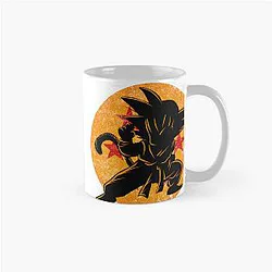 Epic Dragon Ball Artwork Featuring Iconic Anime Character Classic Mug