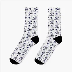 Blue Goku Dragon Ball Anime Artwork Design Socks