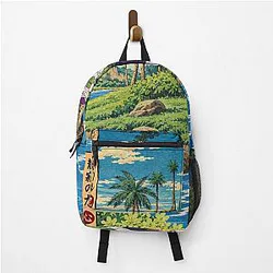 Piccolo Meditating River Dragon Ball Ukiyo-e Backpack