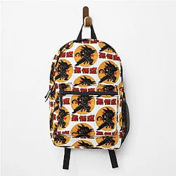 Epic Dragon Ball Artwork Featuring Iconic Anime Character Backpack