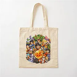 Dragon Ball Z Epic Illustration Cotton Tote Bag